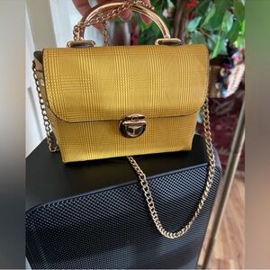 Elegant Gold Mini Bag with Chain Strap